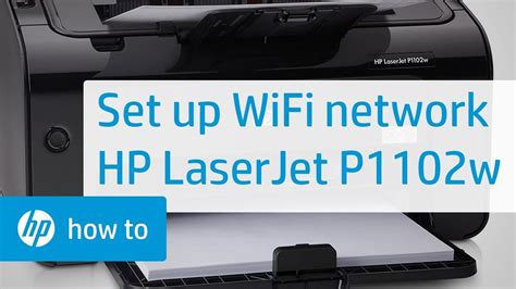 Press and hold the <b>wireless</b> button and the cancel button, and then turn the product on. . Hp laserjet p1102w wireless setup